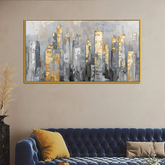 Premium Canvas Print Abstract Painting for Wall Decoration - All India Decor