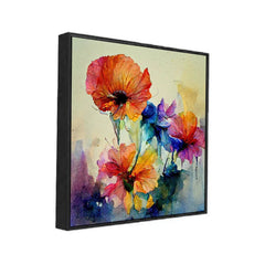 Modern and Elegant Abstract Flower Canvas Wall Painting - All India Decor