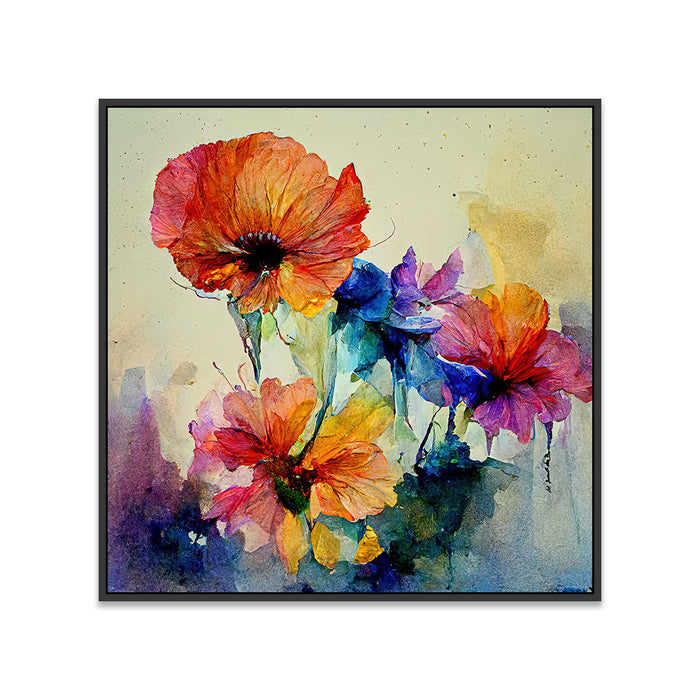 Modern and Elegant Abstract Flower Canvas Wall Painting