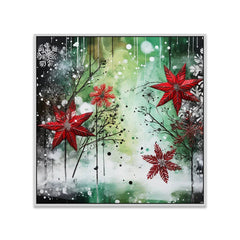 Winter Wonderland Mural Christmas Canvas Wall Painting - All India Decor