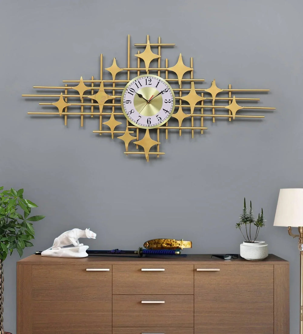 Geometric Design Wall Clock - All India Decor