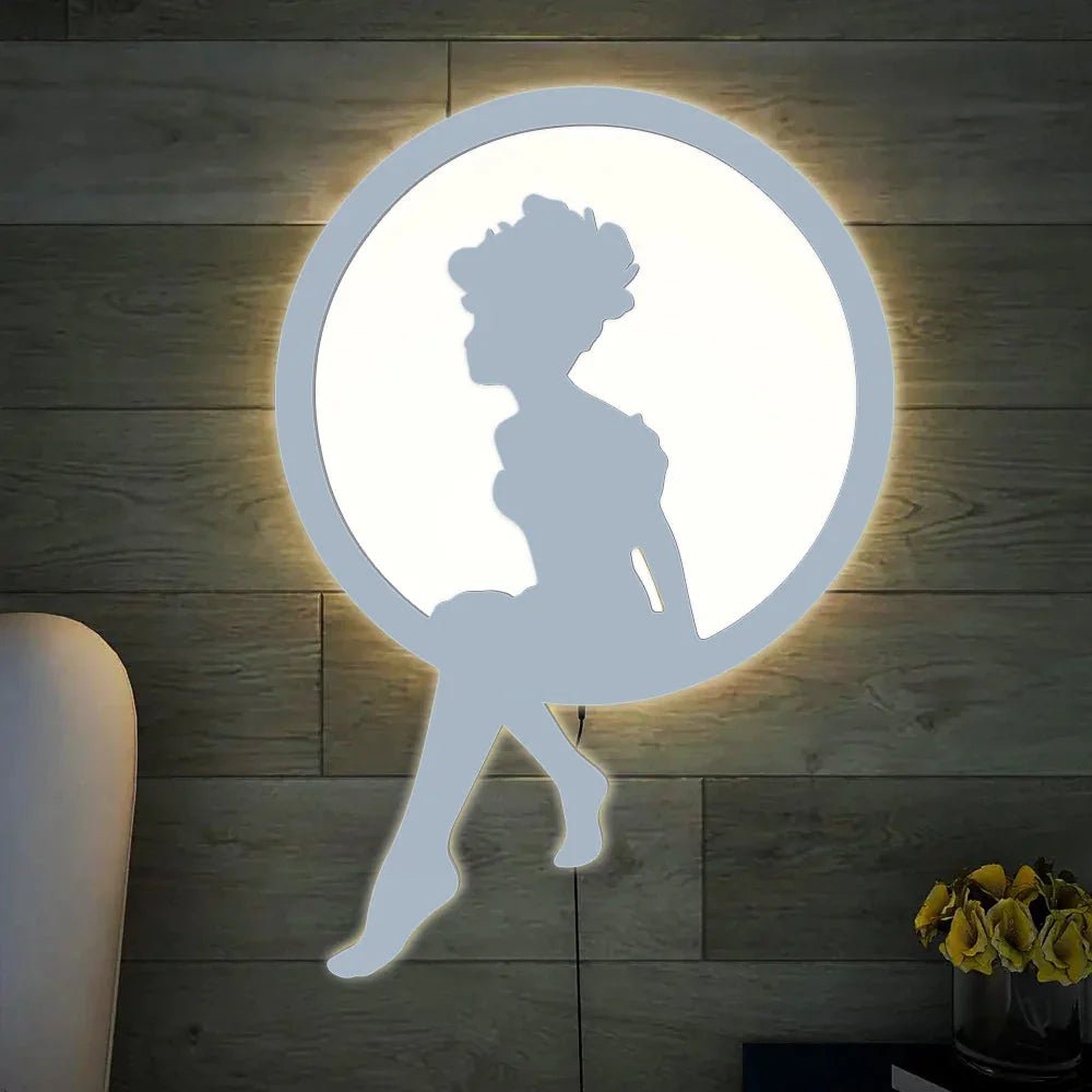 Beautiful Angel High - Quality LED Wall Light - All India Decor