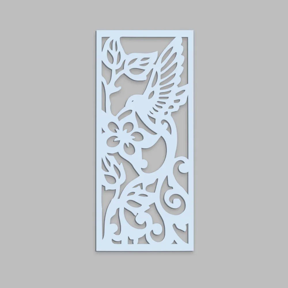 Beautiful Bird with Flower Backlit Wooden Wall Hanging with LED Night Light Walnut Finish - All India Decor