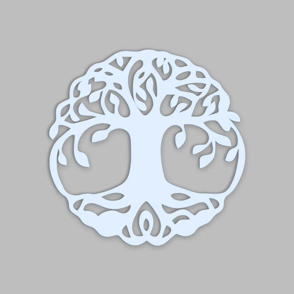 Beautiful Life of Tree Backlit Wooden Wall Decor with LED Night Light Walnut Finish - All India Decor
