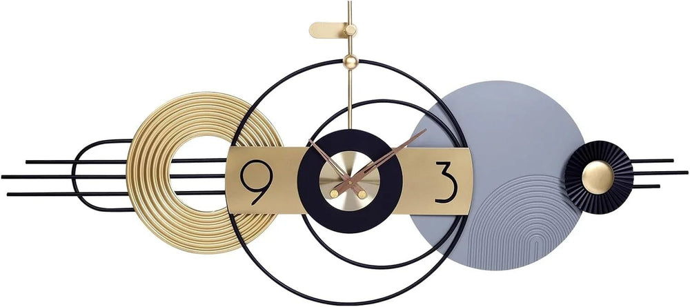 Fancy Metal Wall Clock - All India Decor