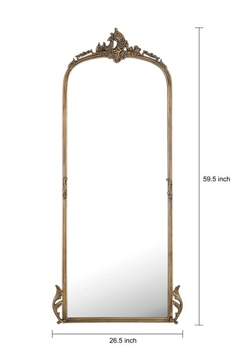 Hand casted Full length Mirror(Vintage Brass)
