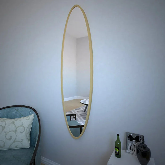 long oval wall mirror