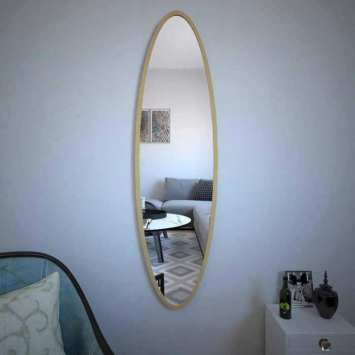 long mirror oval shape