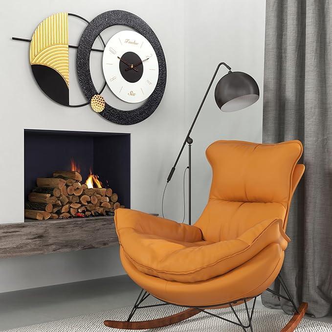 Geometric Textured Wall Clock - All India Decor