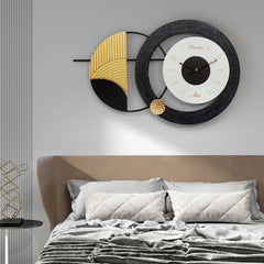 Geometric Textured Wall Clock - All India Decor