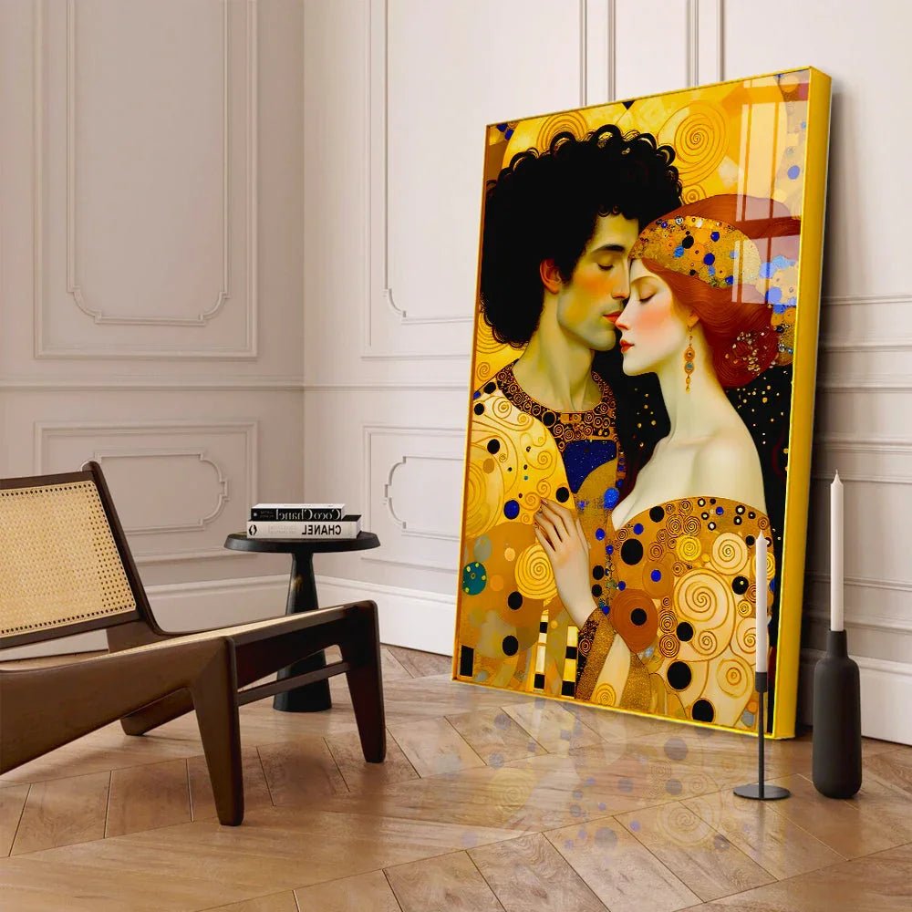 The Beauty of Couple Modern Acrylic Wall Paintings & Arts - All India Decor