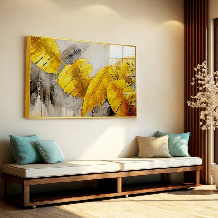 Canvas of Creativity: Golden Acrylic Wall Paintings to Elevate Your Home