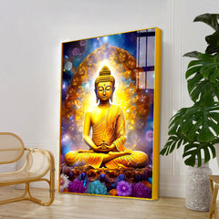 Devine Gautam Buddha Acrylic Wall Paintings & Arts