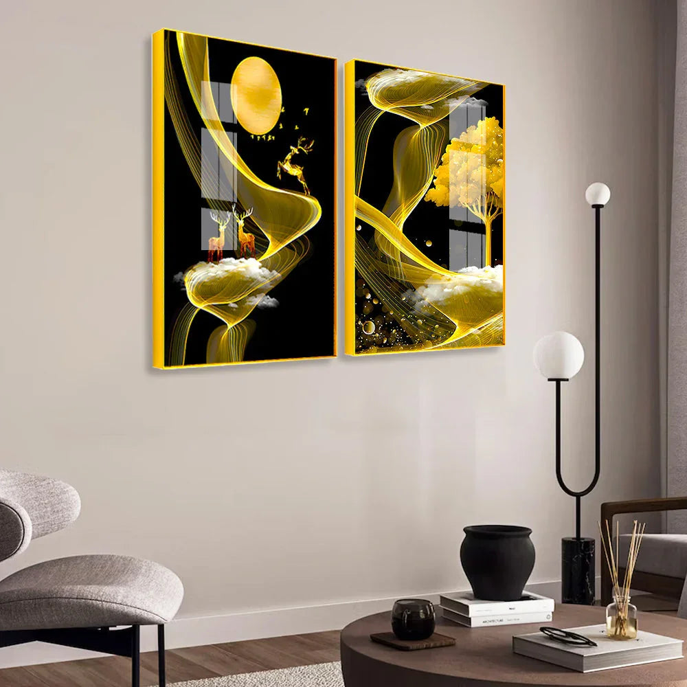 Captivating Creations: Modern Acrylic Wall Paintings to Inspire - All India Decor