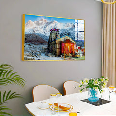 Beautiful Baba Kedarnath Dhaam Acrylic Wall Paintings & Arts