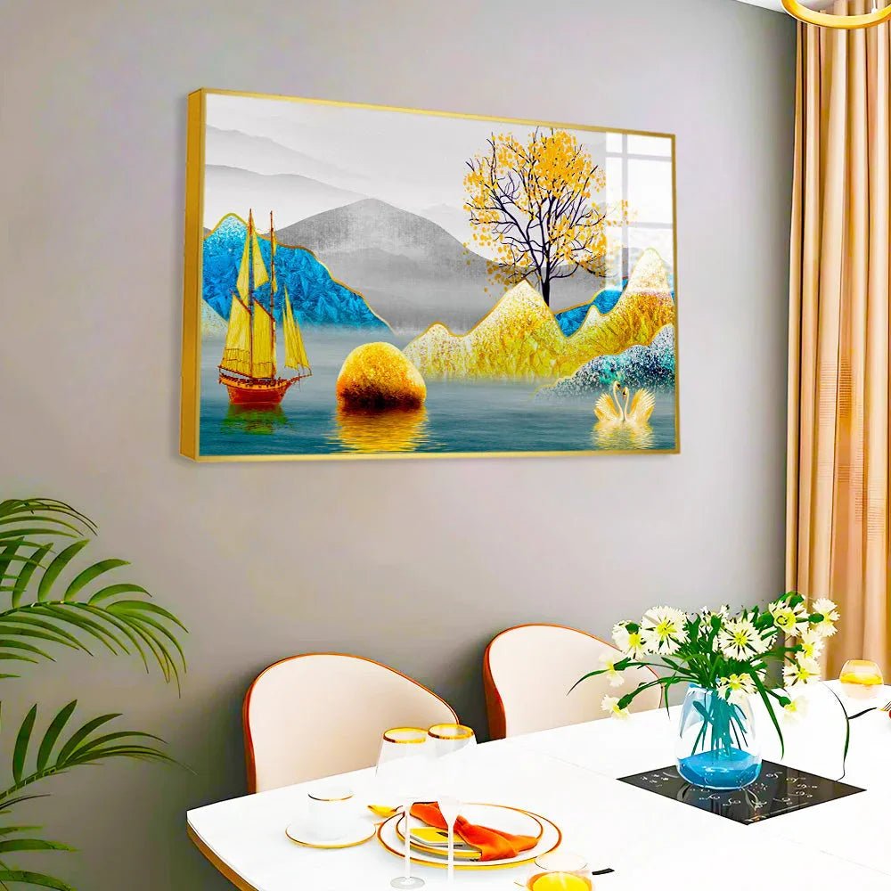 Beautiful Premium Nature Abstract Acrylic Wall Paintings & Arts - All India Decor