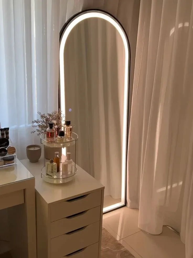 Full length Floor LED Mirror - All India Decor