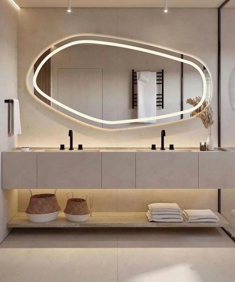 Arcel Irregular LED Mirror - All India Decor