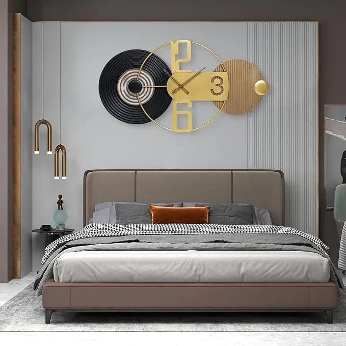Aurora Orbit Large Luxury Wall Clock - All India Decor