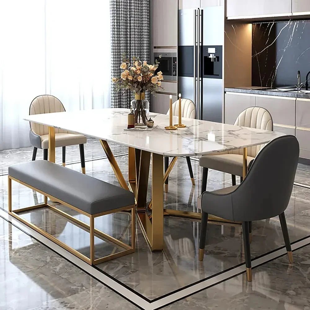 Amalgam Modern Dining Table Set - All India Decor