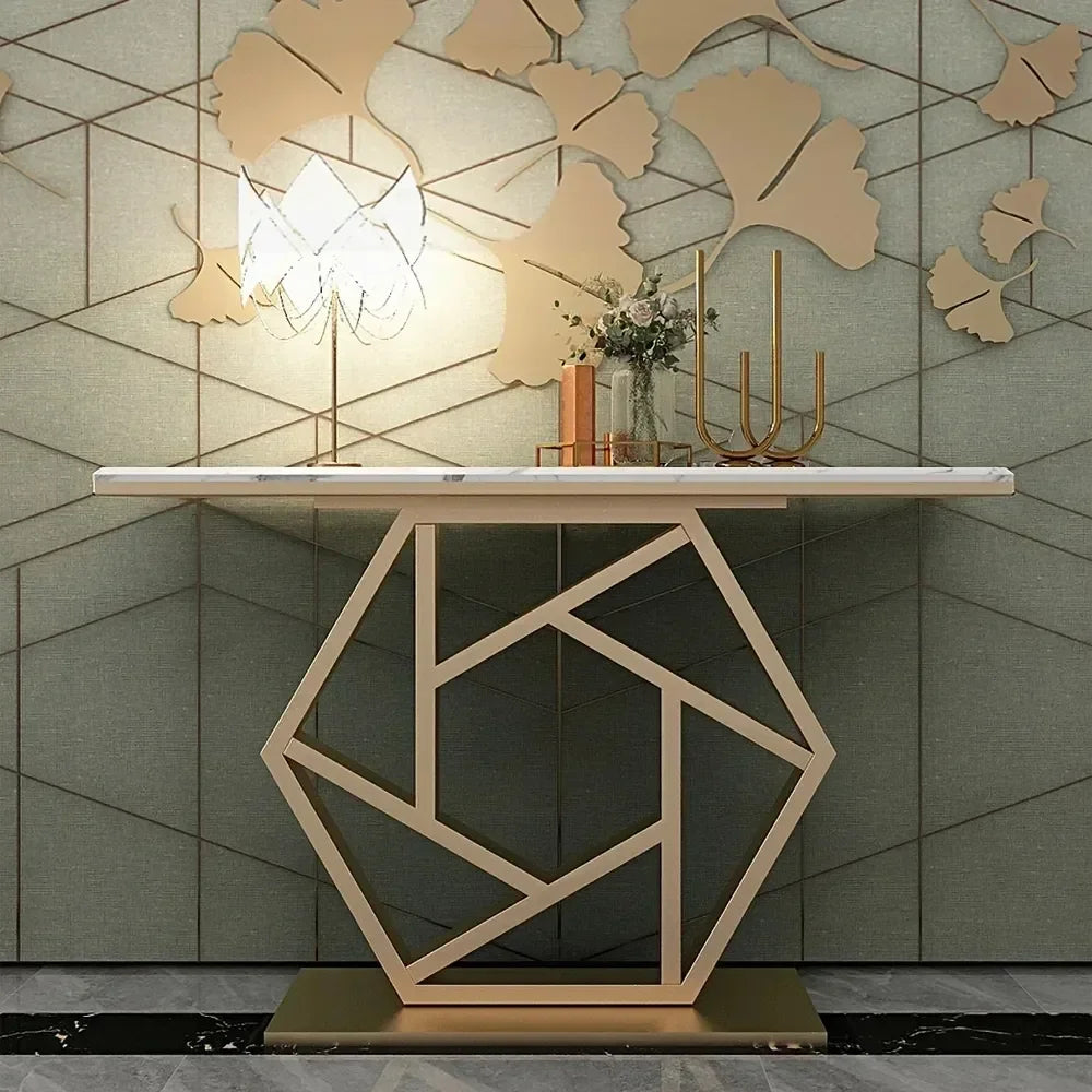 marble console table
