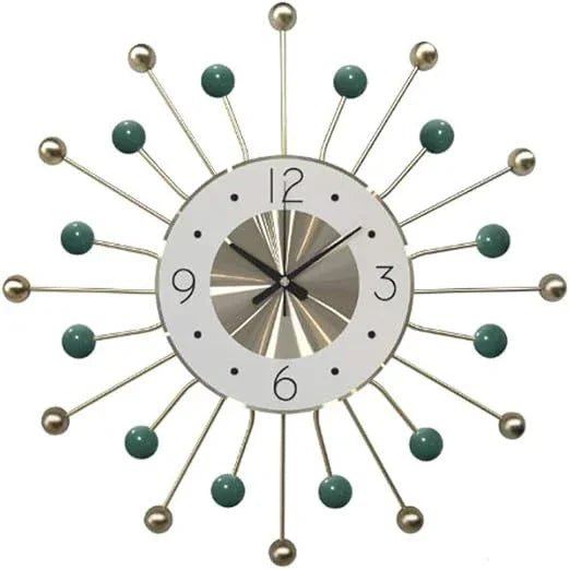 Modern Metal Multicolor Ball Wall Clock - All India Decor