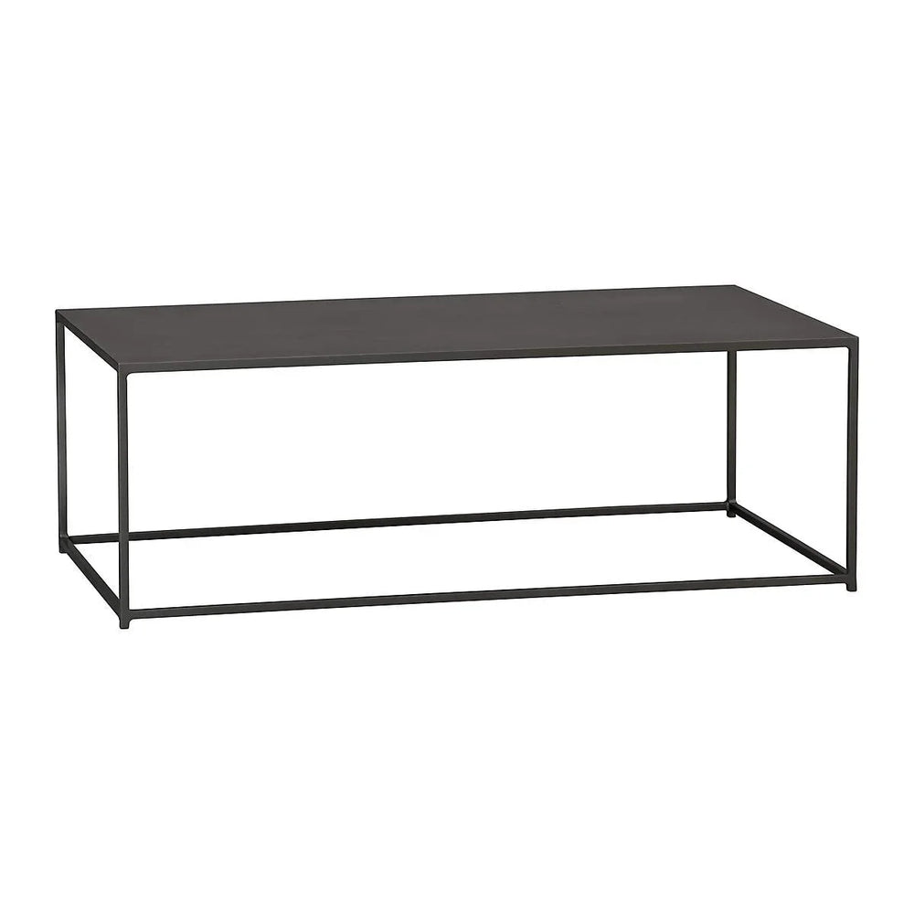 BLACK METAL COFFEE TABLE - All India Decor
