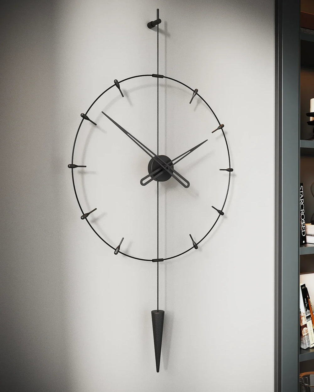 Pendulum Indicator Oversized Wall Clock - All India Decor
