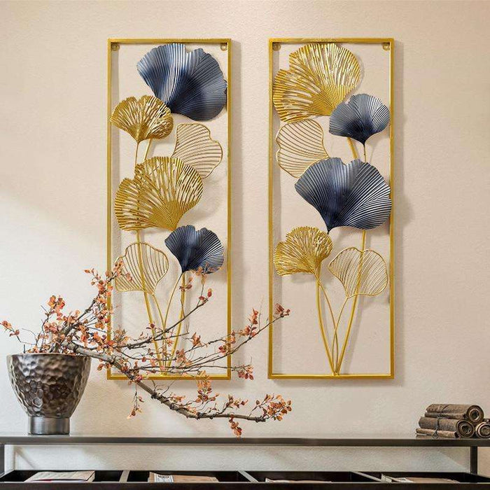 Dual Leaf Frame Wall Art