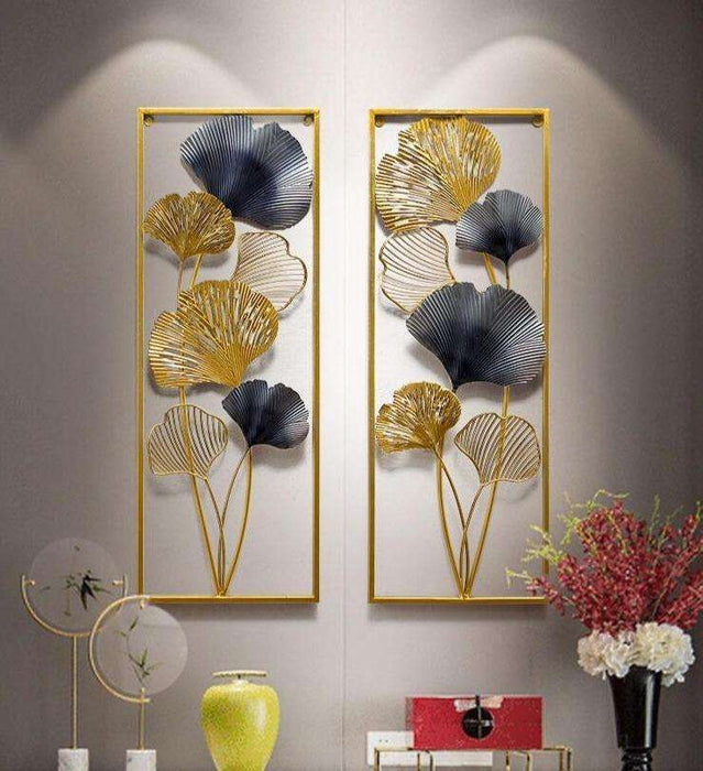 Dual Leaf Frame Wall Art