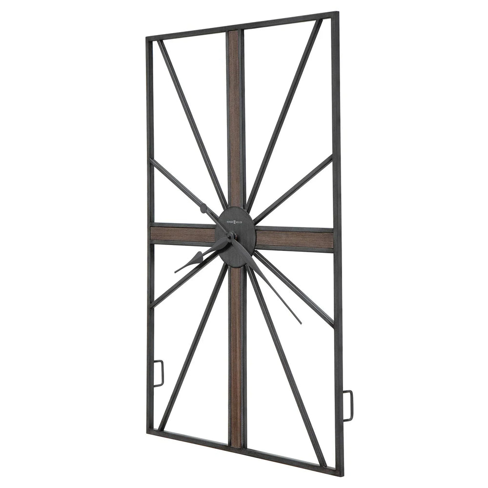 Rectangle Shape Metal Wall Clock - All India Decor