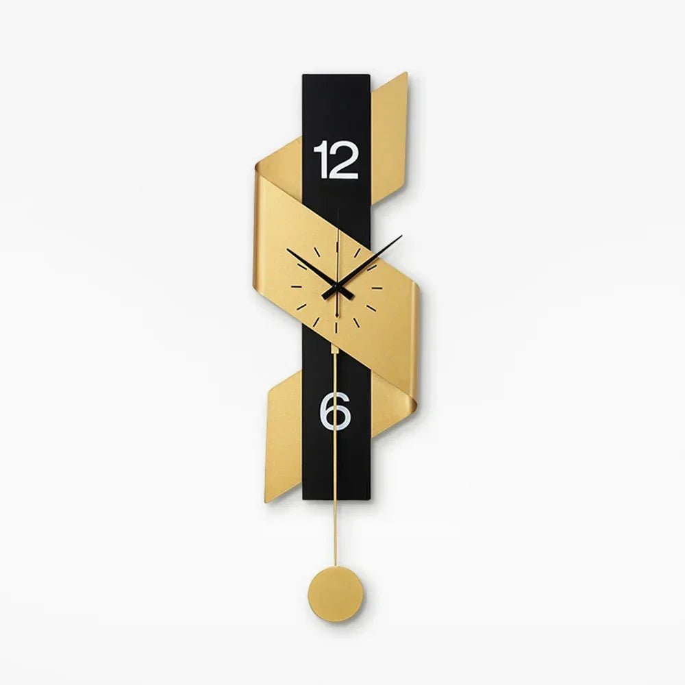 Ribbon Design Modern Clock - All India Decor