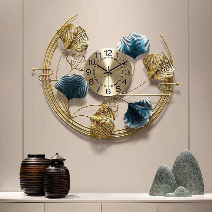 Metal round Wall Clock - All India Decor