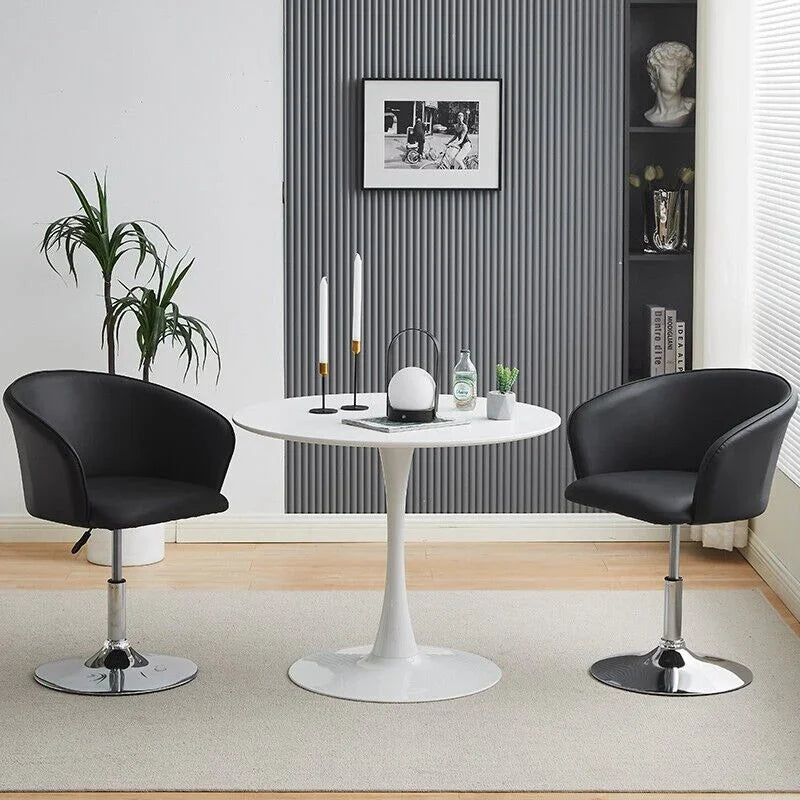 Black Homy Swivel Bar Stool/Chair - All India Decor