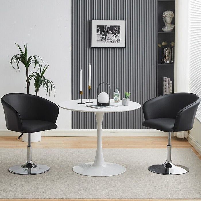 Black Homy Swivel Bar Stool/Chair