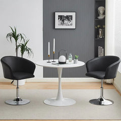 Black Homy Swivel Bar Stool/Chair - All India Decor