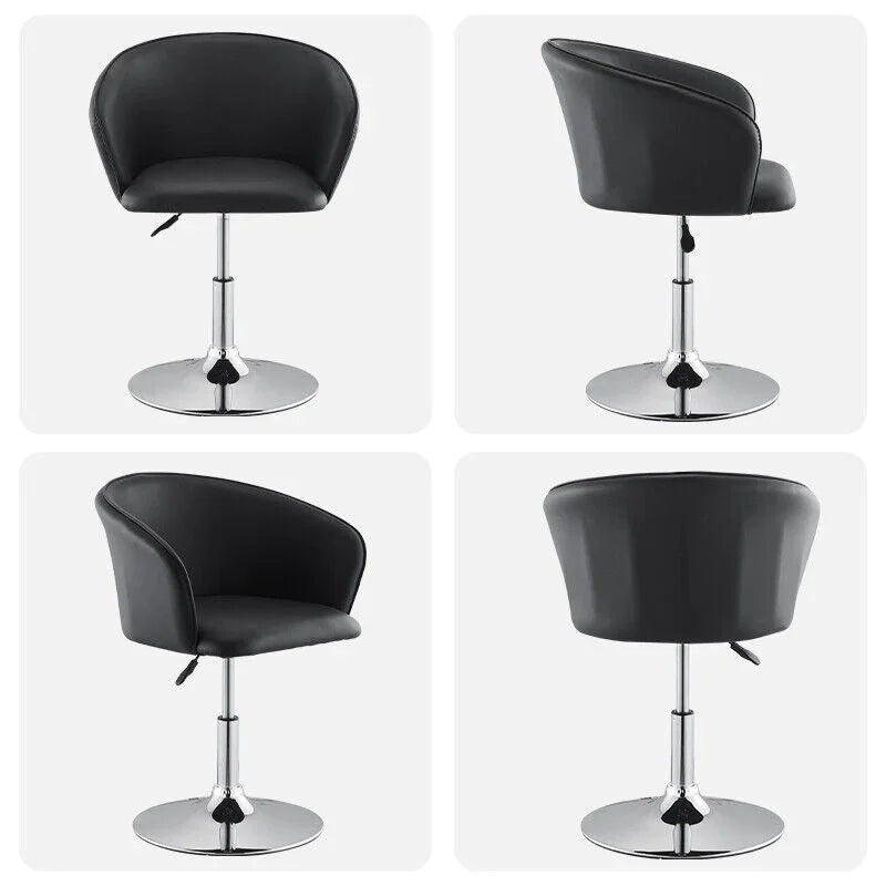 Black Homy Swivel Bar Stool/Chair - All India Decor