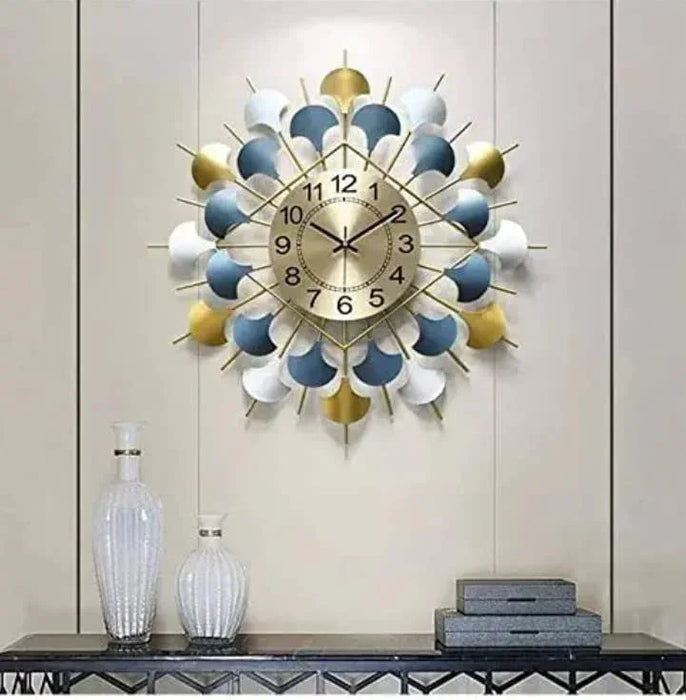 Nordic Sunrise Modern Multi Color Clock