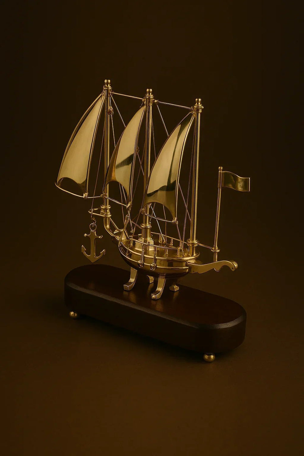 Antique Brass Ship - All India Decor