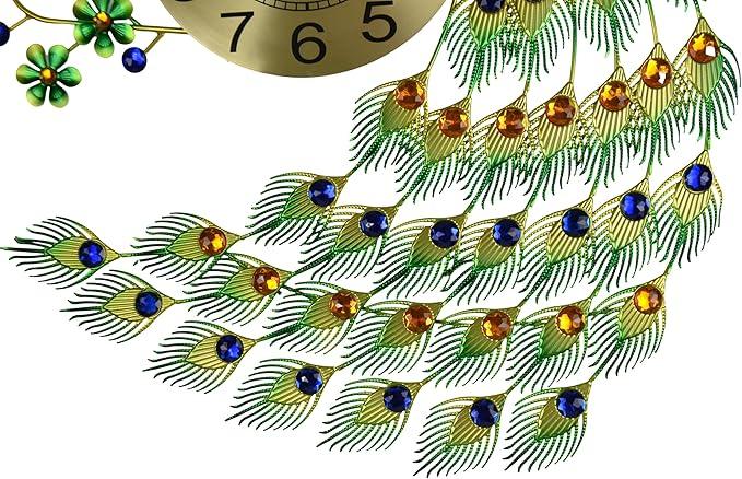 Vastu Peacock Wall Watch - All India Decor