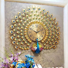 Vintage Peacock Wall Clock - All India Decor