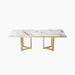 white and gold dining table 