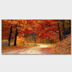 Forest in Autumn Premium Wall Painting