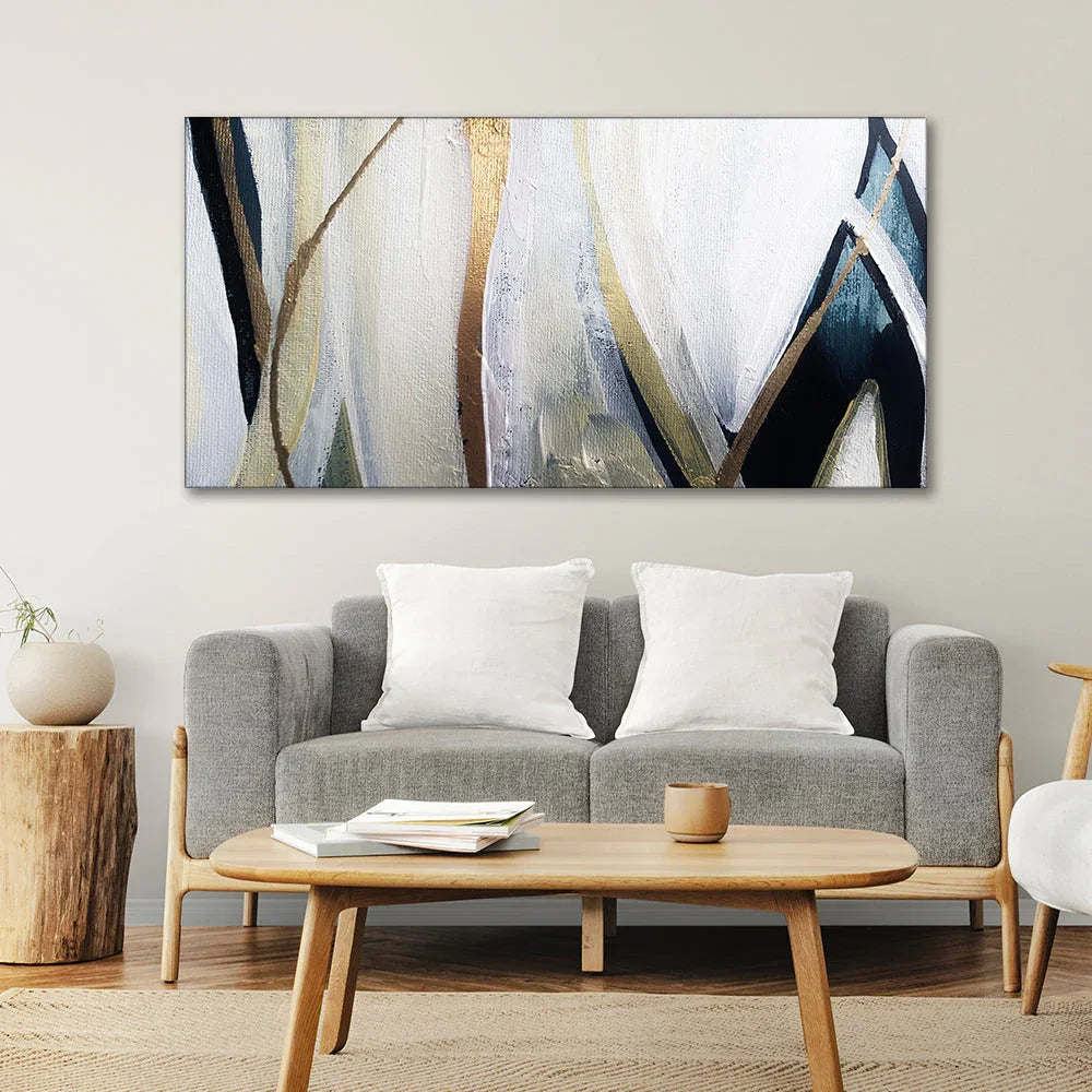 Modern Abstract Textured Premium Canvas Wall Painting - All India Decor