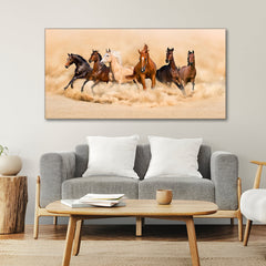 Horses Running Premium Quality Wall Painting