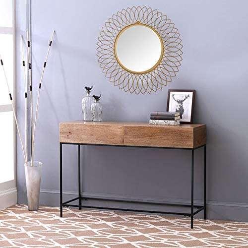 Sunflower Metal Frame Mirror - All India Decor