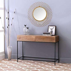 Sunflower Metal Frame Mirror - All India Decor