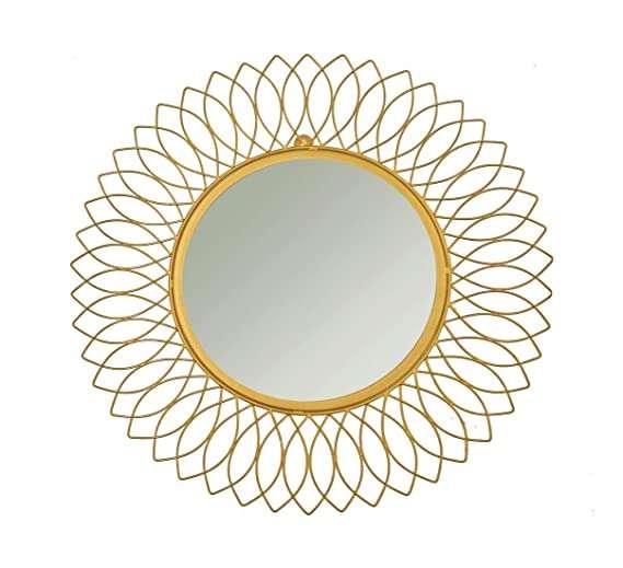 Sunflower Metal Frame Mirror - All India Decor