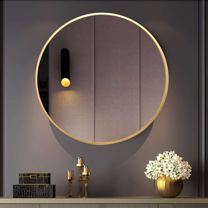 20 Inches Gold Round Mirror