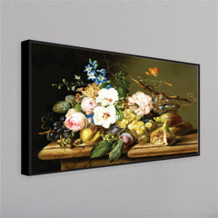 Grapes and antique vase kitchen wall painting